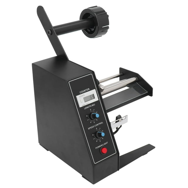 Label Dispenser, Counting Function Adjustable Speed Labels Dispenser Machine Digital Display For Office US Plug 110V