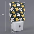 thumbnail image 2 of Cauagu Lilies Flowers Print LED Nightlight,0.5W Night Lights Plug into Wall 1 Pack with Dusk-to-Dawn Light Sensor Soft Glow Lamp for Bathroom Adult Hallway-UK, 2 of 7