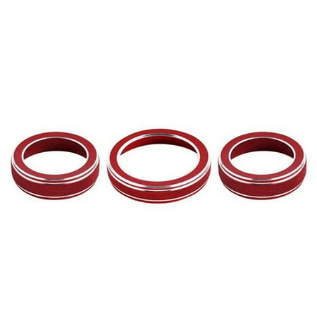

1Set Air Conditioner Knob Cover Volume Knob Cover Red