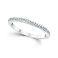 thumbnail image 3 of 1/10ct Pave Diamond Wedding Ring 14K White Gold, 3 of 3