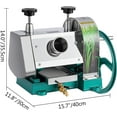 Manual Sugar Cane Juicer, Commercial Sugar Cane Press Stainless Steel 3