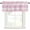 Pink, Rose, White, variant on Valances for Windows, Blue Ombre Light Filtering Window Treatment Valances for Living Room/Bedroom/Bathroom Windows, Modern Gradient Abstract Art 42"x 18" Rod Pocket Kitchen Curtains