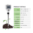 thumbnail image 3 of EC Detector Soil Analyzer -Conductivity Test Potted Planting EC Meter Flowers and Plant Agriculture Detector -White, 3 of 7