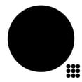 thumbnail image 2 of 10pcs Round Dry Erase Circle Reusable PVC Dot Sticker Waterproof Writable Wall Decal with Self-adhesive Design for Wall Blackboard Desk, 2 of 9