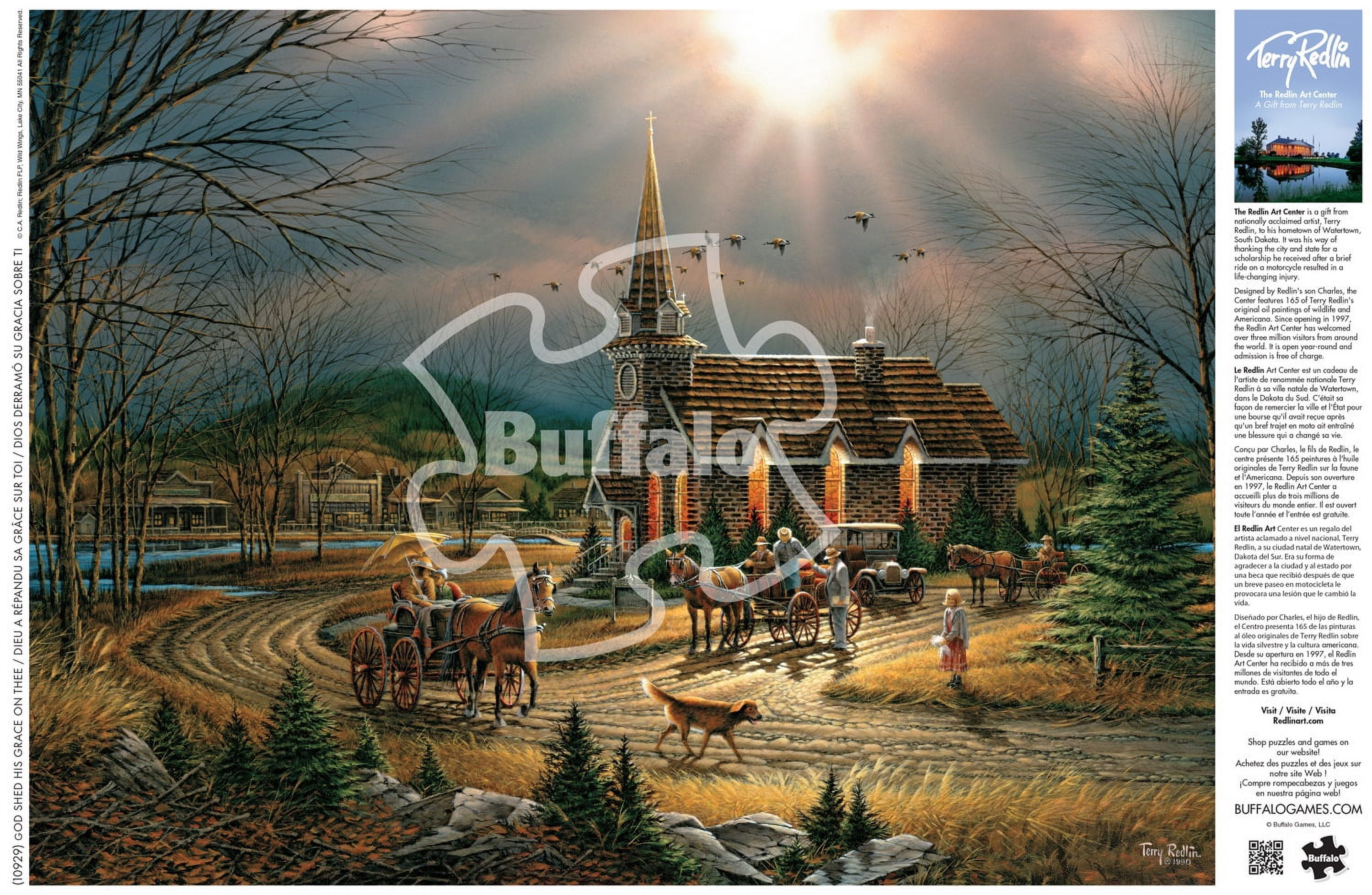 Buffalo Games 1000-Piece God Shed his Grace on Thee Interlocking Jigsaw Puzzle for Adults Ages 14+