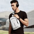 thumbnail image 4 of Bolso bandolera de pecho para hombre, bolso de hombro deportivo de ocio, bolso de mensajero de marca de moda para hombre, 4 of 5