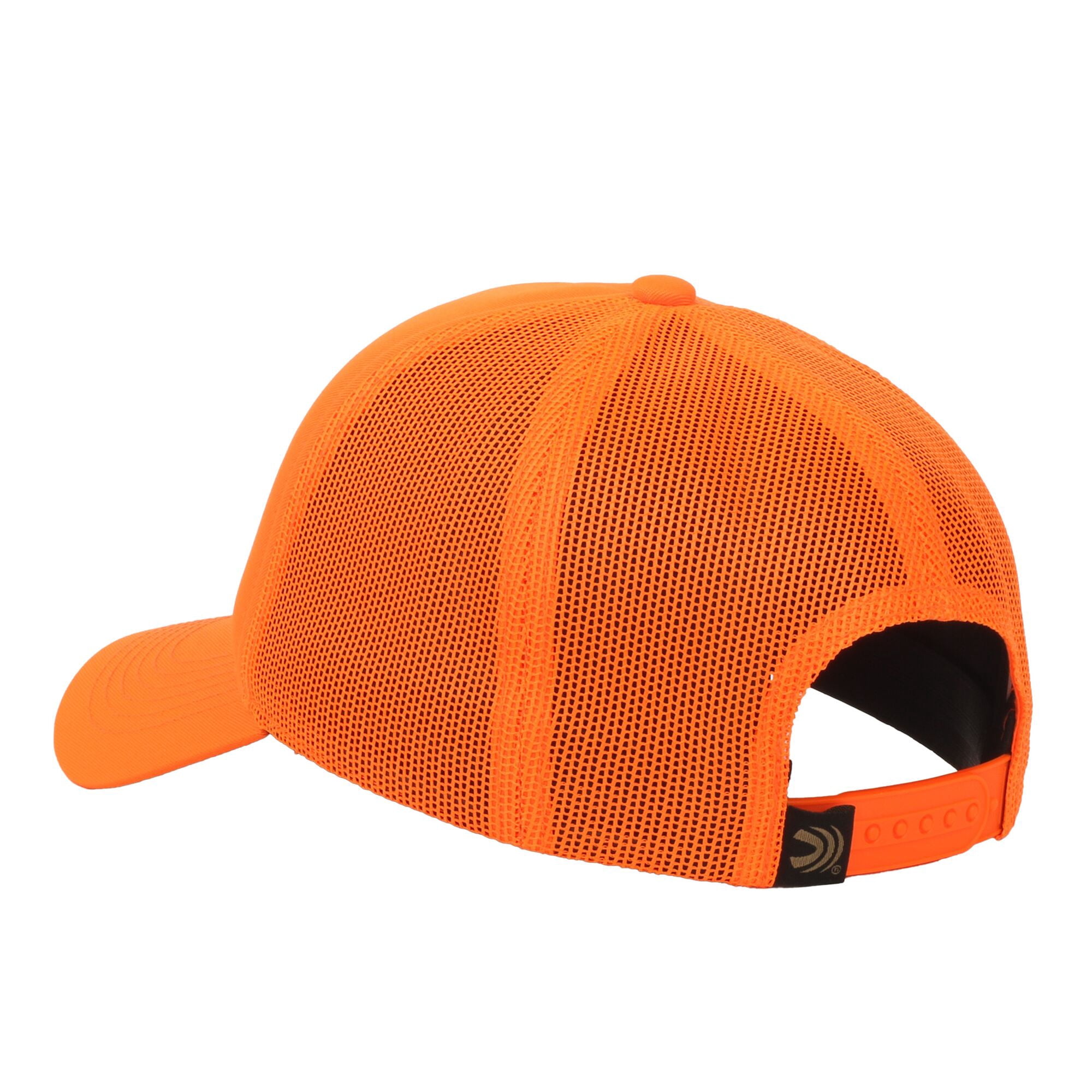 Federal Ammunition Structured 5-Panel Trucker Hat – Blaze Orange Embroidered Eagle Logo Meshback Cap, One Size