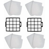 4 2 Filter Kit Compatible with Shark Stratos Upright Vacuum with DuoClean PowerFins AZ3002 - AZ3000 - AZ3000W. Part Nos. XFFKAZ3000 XHFAZ3000