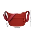 thumbnail image 3 of Ikohbadg Crossbody Bags for Women Men Sling Bag Cross Body Backpack for Woman Gifts for Women Birthday Unique, Red, 3 of 7