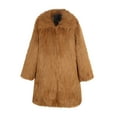thumbnail image 5 of Miluxas Men's Faux Fur Coat Jacket Winter Warm Thick Coat Outwear Long Parka Overcoat, 5 of 8