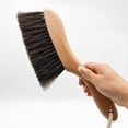thumbnail image 3 of Raindrops 2Pcs Hand Broom with Wood Handle Hand Brush Dusting Brush Cleaning Brush for Clothes Sofa Carpet, 3 of 6
