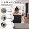 thumbnail image 3 of Kitchen Rugs and Mats Non Slip Washable, 17"x30" Gray Absorbent Runner Rugs for Kitchen, Front of Sink, Kitchen Mats for Floor，Easy to Clean and Maintain Kitchen Floor mat, 3 of 8