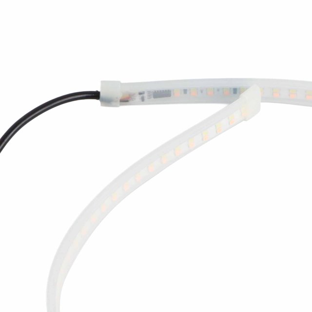 Tubo de luz de tira para faros delanteros, tira de luces LED para faros delanteros de automóvil, luz de señal de giro secuencial DRL, tira de luces LED p