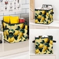 thumbnail image 7 of RATGDN Collapsible Fabric Cube Storage Bin with Double Handles for Living Room Bedroom Office Black - Lemon Juice Fruit, 7 of 7