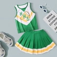 thumbnail image 4 of Disfraz de Halloween de Stranger Cos 4 Things Chrissy Cunningham, disfraz de animadora de la escuela secundaria Hawkins, chaqueta y vestido de Lucas Sinclair, 4 of 5