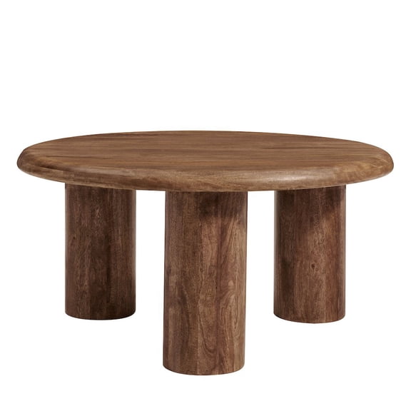Modway Mavina Round Mango Wood Coffee Table