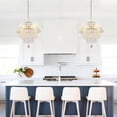 thumbnail image 5 of Bella Depot Moden Crystal 3-Light Pendant Light Kitchen Island Pendant Light, 5 of 10