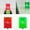 Green, variant on 1Pc Level Laser Target Line Marker Target Plate Card With Stand For All Line Lase Indoor Outdoor Red Green Plastic Instruments Red Fangkenuo