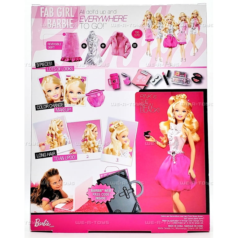Fab Girl Barbie Doll 2008 Mattel P6883 - Walmart.com