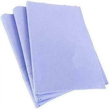 Large Super Absorbent Multi-Purpose Cleaning Shammy 27.5"x19.5" in, Purple  (2 Packs)