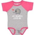 thumbnail image 3 of Inktastic Memere Grandma Loves Me Boys or Girls Baby Bodysuit, 3 of 5