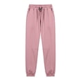 thumbnail image 5 of WIZUTIZ Women's Tapered Jogger Pants Elastic Waist Drawstring Side Pockets Athletic Sweatpants Workout Running Hiking Soft Stretchy Comfy Everyday, 5 of 6