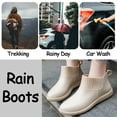 thumbnail image 5 of AUXDIQ Rain Boots Women Short Ankle Waterproof Rain Shoes Outdoor Garden Shoes, 5 of 6