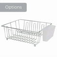 thumbnail image 5 of Small Wire Dish Rack - Chrome - 14.17" W X 12.64" L X 5.67" H Drying And Storage, 5 of 6