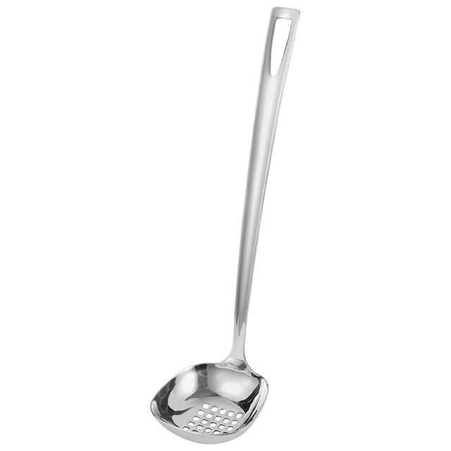 Cucharón de sopa de acero inoxidable para cocina, para servir salsa, para aderezo de ensaladas, para panqueques, para salsas de chile y para enlatado de salsas