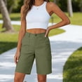 thumbnail image 3 of Ziynglg Shorts Cargo pour Femmes Légers Mode Shorts à Jambes Larges Été Amples Décontractés Randonnée Course Shorts, 3 of 8
