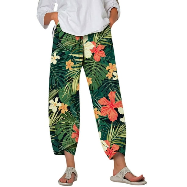 gvdentm Dress Pants Women's Casual Cotton Linen Pant w Unique Pockets For  Women - Walmart.com
