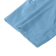thumbnail image 4 of Glisme Trousers For Men Solid Color Elastic Waist With Drawstring Summer Cozy Soft Men Casual Pants Size L Sky Blue, 4 of 4