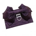 thumbnail image 1 of Kimono Obi japonés con cinturón, bata de baño de verano para mujer, ligera, clásica, preatada Púrpura, 1 of 9
