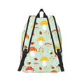 thumbnail image 3 of Naloa Canvas Backpack for Men Women Mushroom Bee Print Rucksack Casual Travel Daypack Large and Small Durable College Tote Satchel Bookbag for Teens, 3 of 8
