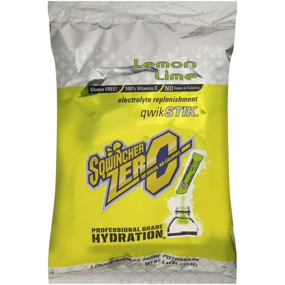 Sqwincher, Zero Sugar, Lemon Lime, 50 Sticks