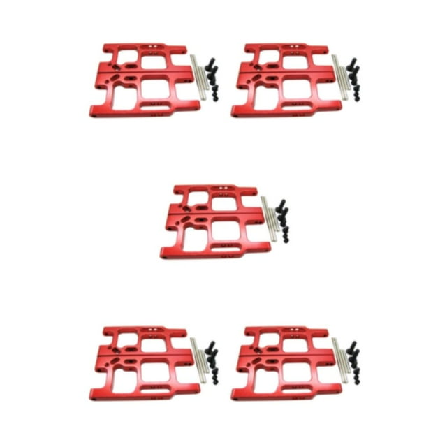 Dalazy 1/14 LC Course avec Bras Inférieur Arrière en Alliage d'Aluminium Performance Améliorée Bras Inférieur Arrière pour 1/14 LC Course Rouge 5Set