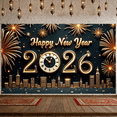 thumbnail image 5 of Decorative Design New Year Banner Festive Theme Celebration Banner for Holiday Event Indoor Decoration Party Backdrop, 5 of 5