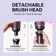 thumbnail image 5 of Wavytalk 5 in 1 Curling Iron Set, Ceramic Curling Wand from 0.5 to 1.25 Inch and a Thermal Brush, Dual Voltage, Rose Gold, 5 of 8