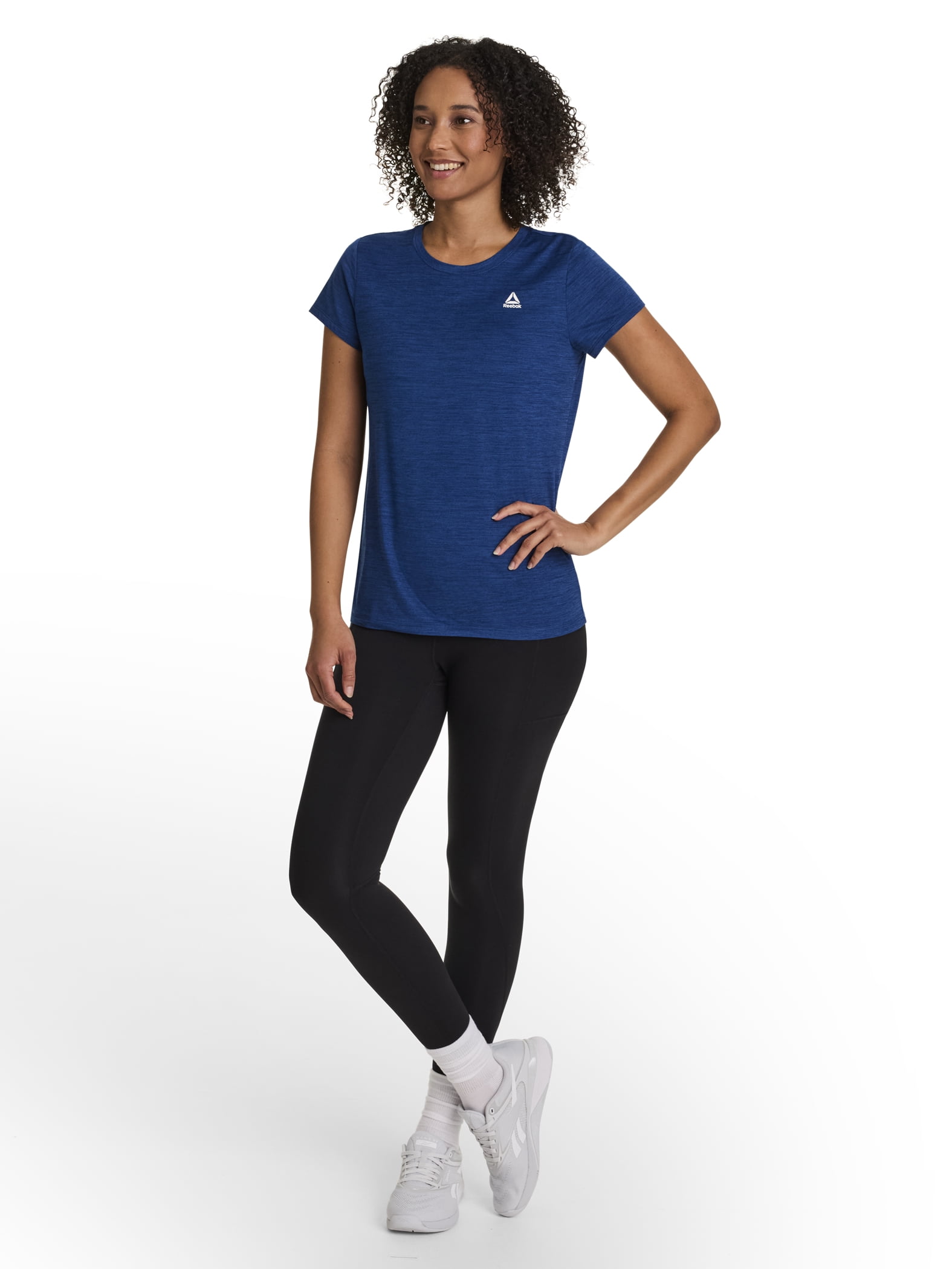 Reebok Women's and Women's Plus Legacy Core Knit Performance T-Shirt, Sizes XS-4X