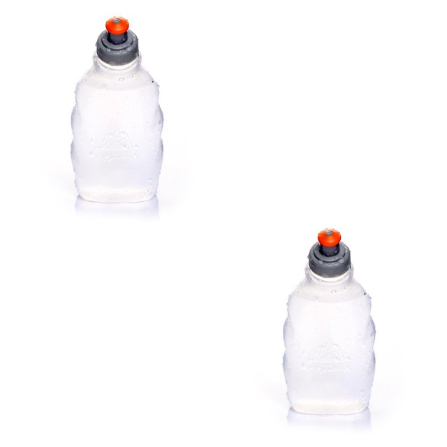 Kearding Nuevo estilo de alta 170 / 250ML Botellas de agua de silicona para exteriores Correr Montar Fitness Escalada No.01 2piezas