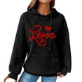 thumbnail image 1 of WEAIXIMIUNG Graphic Sweatshirts New Fall/Winter Adjustable Hoodie with Pockets and Print/Graphic Pattern, 1 of 3