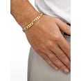 thumbnail image 4 of PalmBeach Jewelry Men's Figaro-Link 2-Piece Chain Necklace and Bracelet Set Gold Ion-Plated 22" 8" (6.5mm), 4 of 5