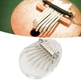 thumbnail image 2 of Mini Kalimba Piano 8 teclas portátil cristal dedo pulgar Piano colgante con cordón, 2 of 12