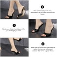 thumbnail image 3 of 1 par de zapatos puntiagudos, sandalias de moda, tacones altos de verano, calzado de banquete para mujer, 3 of 6