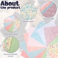 thumbnail image 5 of 42Pcs 10"x10" Quilting Fabric Squares Precuts 100% Cotton Floral Fabric Bundles for Patchwork, Sewing and DIY Crafts Style 5, 5 of 9