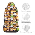 thumbnail image 5 of Sikiie Halloween1 Car Seat Protector 2 Pack Car Seat Cushion Mat, Car Seat Covers for SUV, Truck, Van, 5 of 7