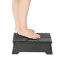 thumbnail image 1 of Folding Step Stool, Portable Step Ladder with Non Slip Grips, Large Platform, 300 Lb Loading Capacity, Made of Plastic, for Elderly, Pregnant, Bathroom Travel Use, 1 of 7