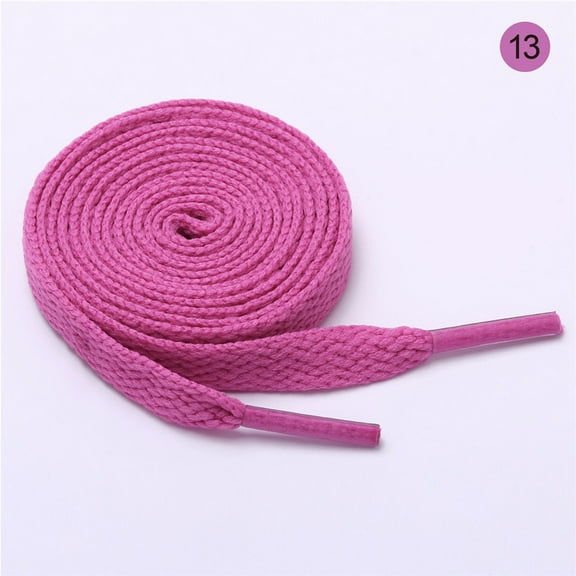 XmhyTop 2 Pair Revamp Your Sneakers with Flat Shoe Laces - 8mm Wide Shoelaces Built for Athletic Running & Rugged Boot Strings-A13