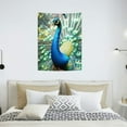 thumbnail image 5 of ZFLMY Peacock Feathers Tapestry Wall Art Home Decor 100% Polyester 30*40in, 5 of 5