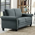 thumbnail image 3 of LifeStyle Solutions Transitional 2 Piece Sofa and Loveseat Set in Gray, 3 of 7
